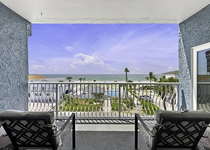 Stunning Gulf Front 3br In Redington Shores Pool Balcony Pet Friendly Ferienhaus Clearwater Beach
